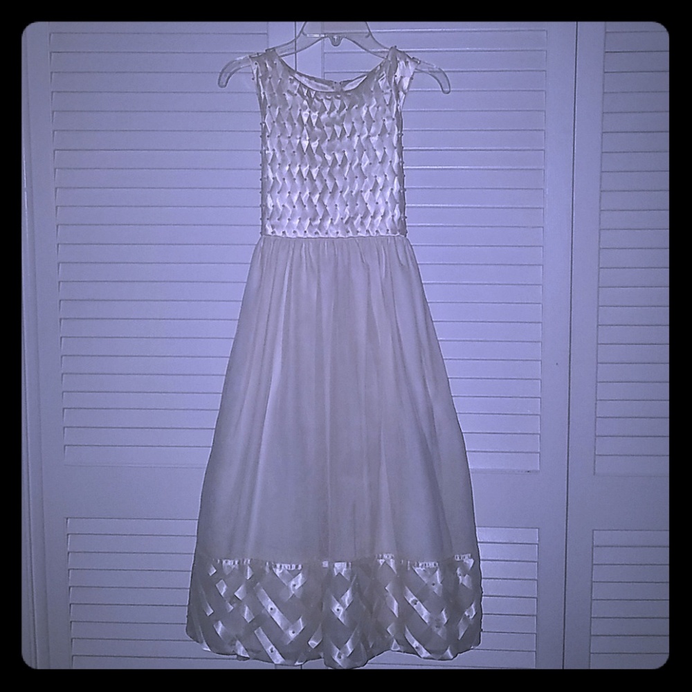 Formal off-white dress